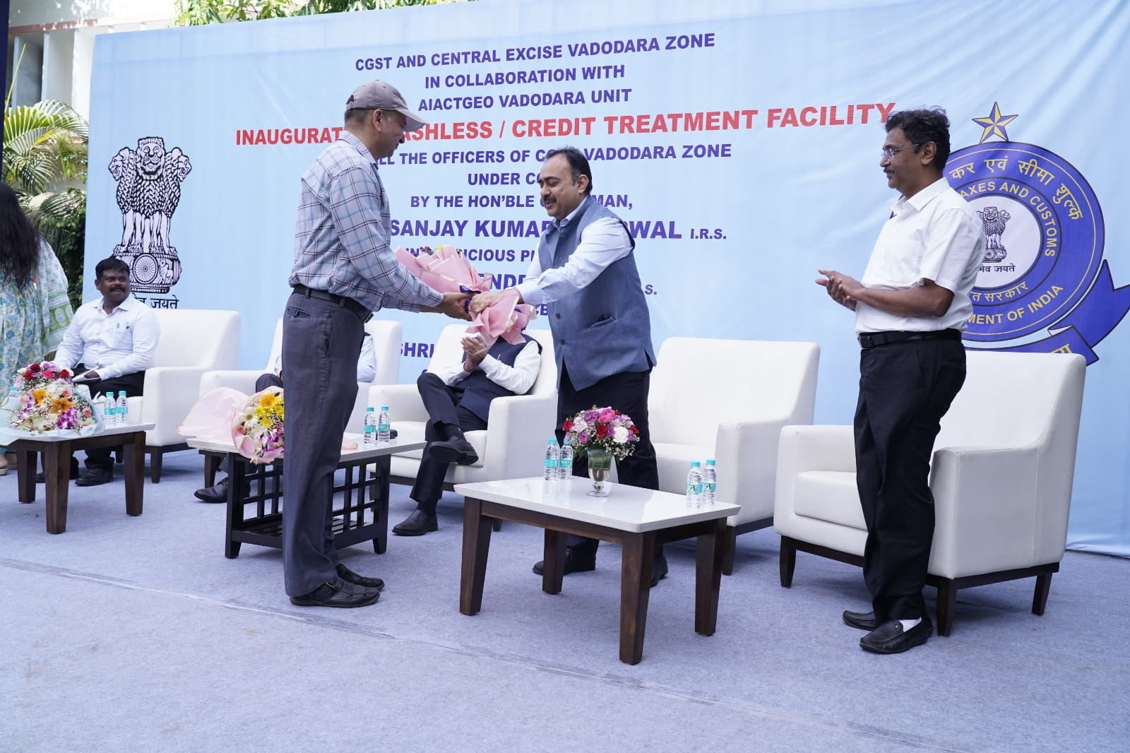 Inaugurating Cashless / Credit Treatment Facility